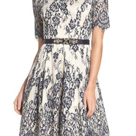 nordstrom eliza j navy dress